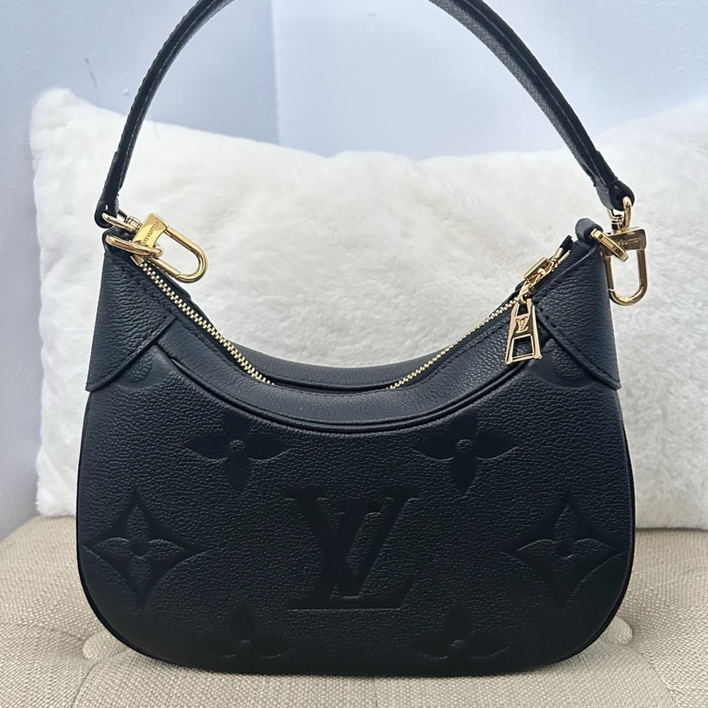 Louis Vuitton Bagatelle Purse black monochrome used once.